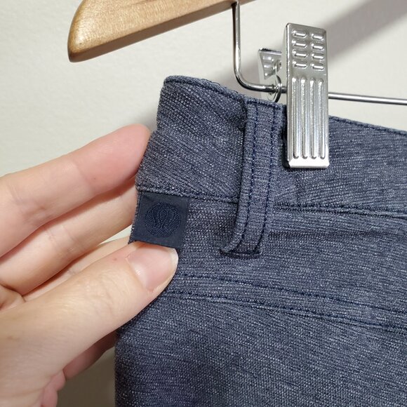LULULEMON ABC Pants Skinny Leg *Tech Canvas Heathered Deep Navy Men's 30 x 31" - Picture 10 of 14